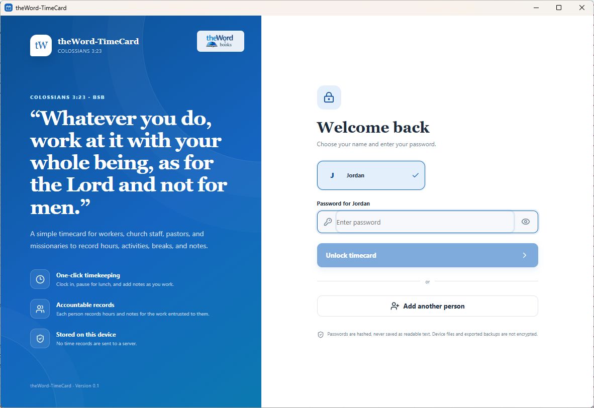 01-theWord-TimeCard-sign-in
